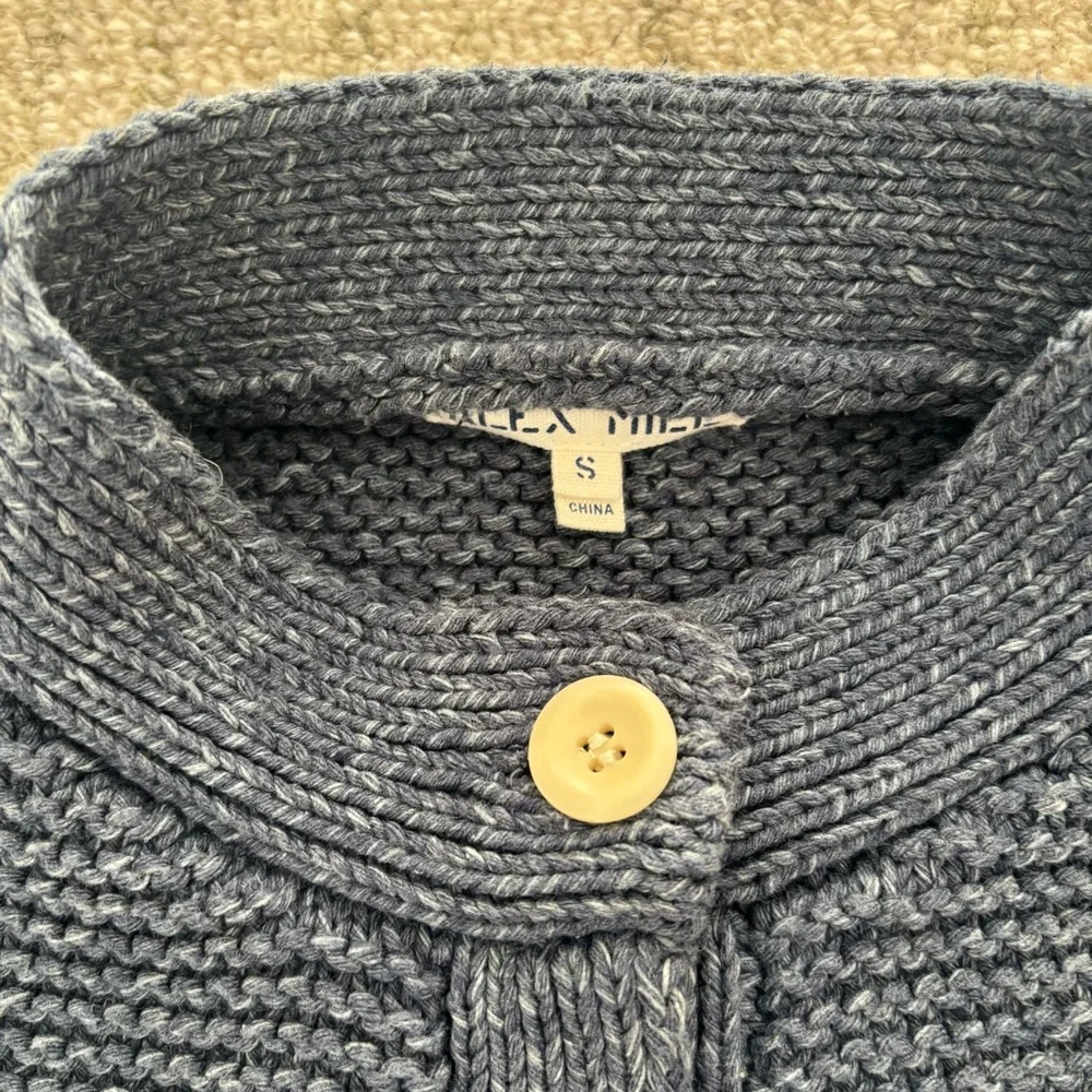 Alex Mill Blue Nico Cardigan - Picture 4 of 7